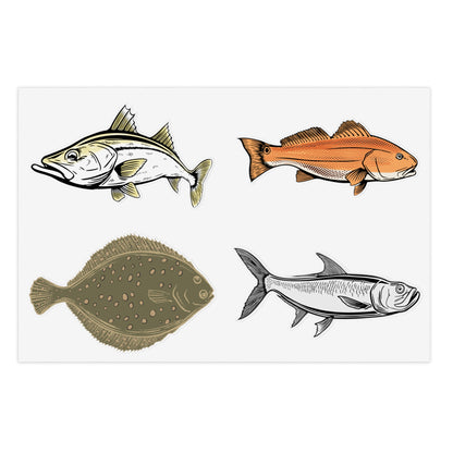 Inshore Species Sticker Sheet