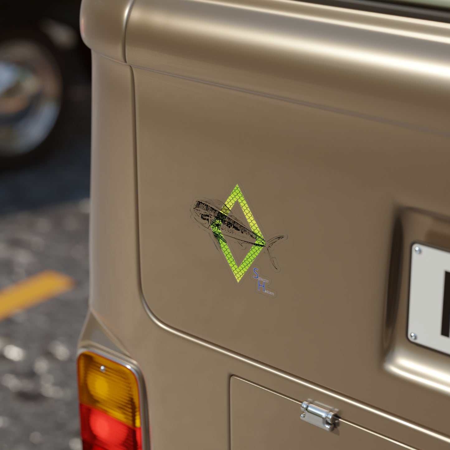 Mahi Logo Outdoor Stickers (transparent)