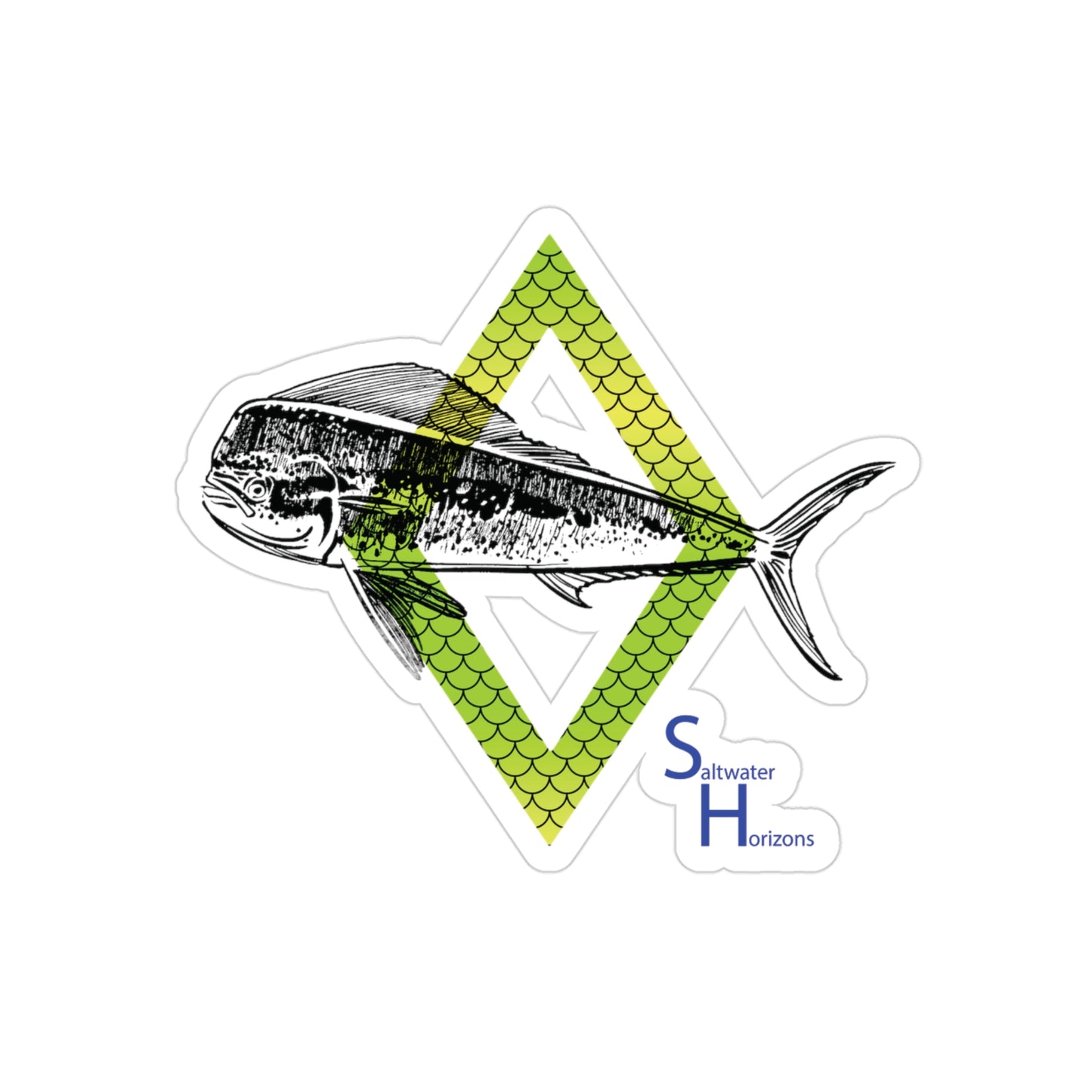 Mahi Logo Outdoor Stickers (transparent)