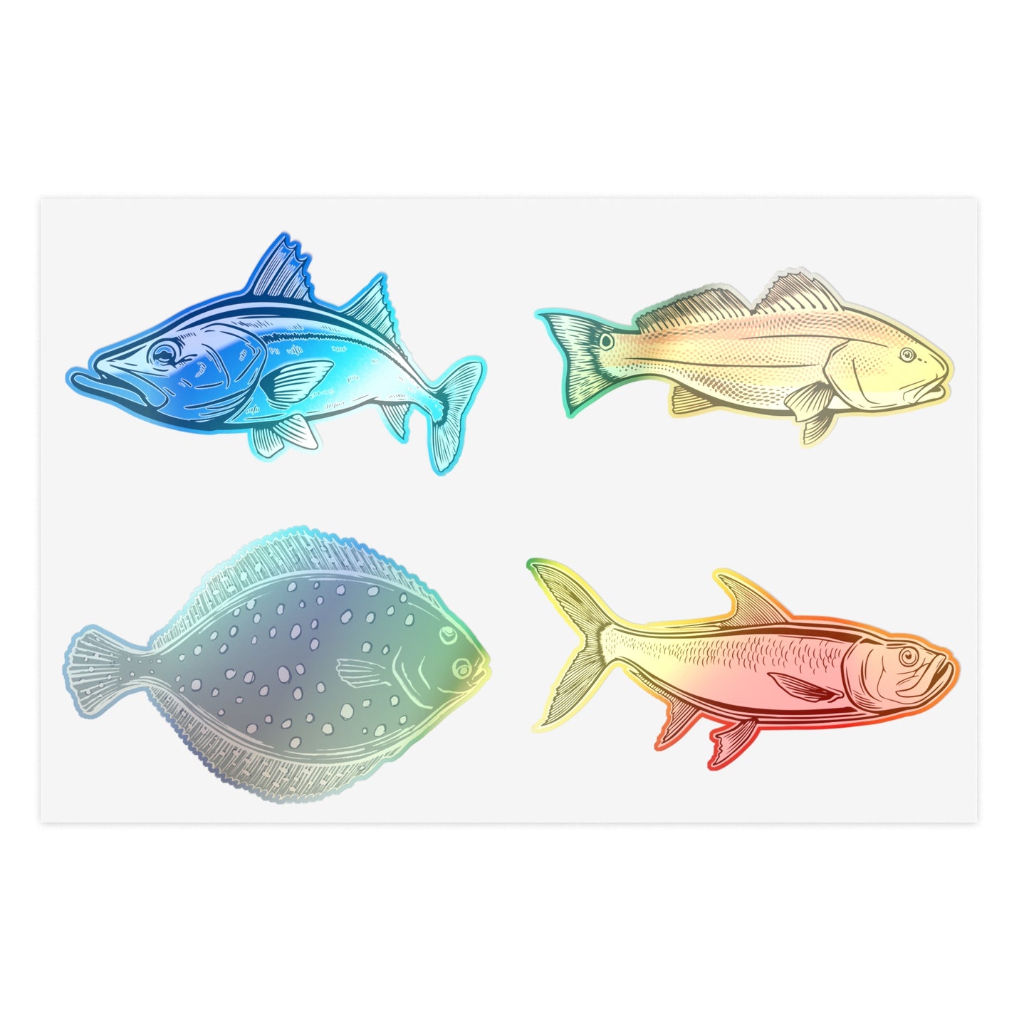 Inshore Species Sticker Sheet